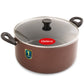 Blueberry's 2.5-Liter Premium Nonstick Biriyani Pot with Glass Lid