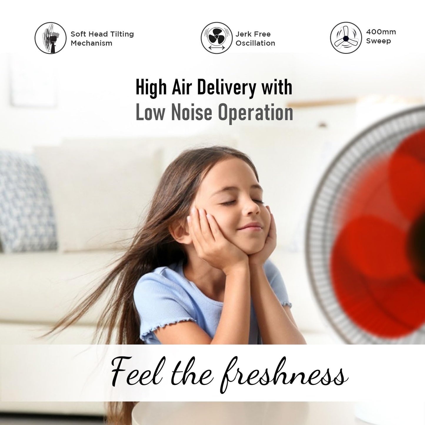 Blueberry's 16" 2IN1 Pedestal Fan