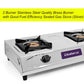 Blueberry's BLAZE 2 Burner  Stainless Steel Gas Stove