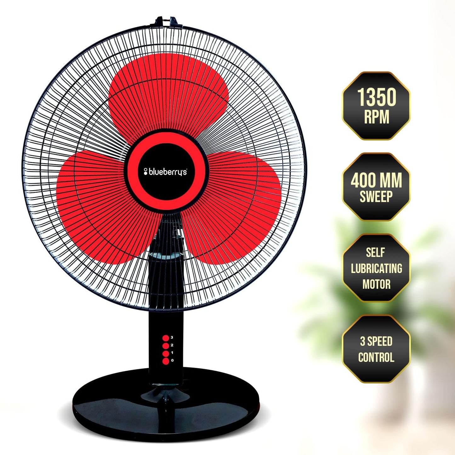 Blueberry's 16" 2IN1 Pedestal Fan