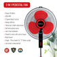 Blueberry's 16" 2IN1 Pedestal Fan