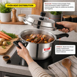Blueberry's Premium Triply Stainless Steel 3-Liter Pressure Cooker