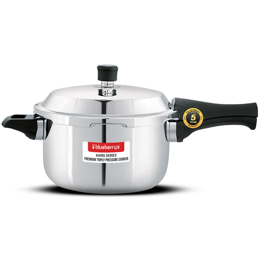 Blueberry's Premium Triply Stainless Steel 5-Liter Pressure Cooker
