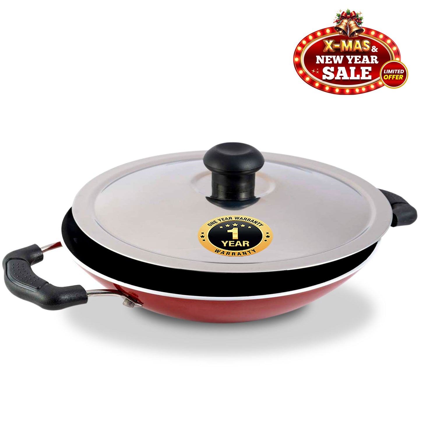 Blueberry's Nonstick 20cm Appachatty with Lid