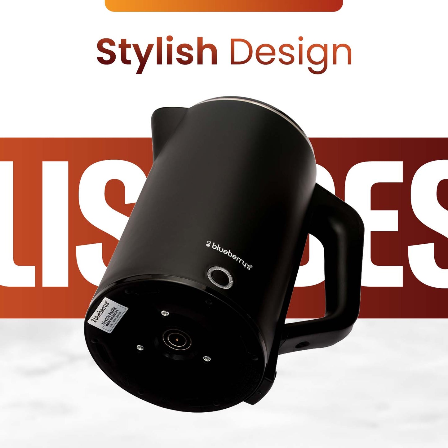 Blueberry's Stainless Steel 2-Liter 1500-Watts Electric Kettle