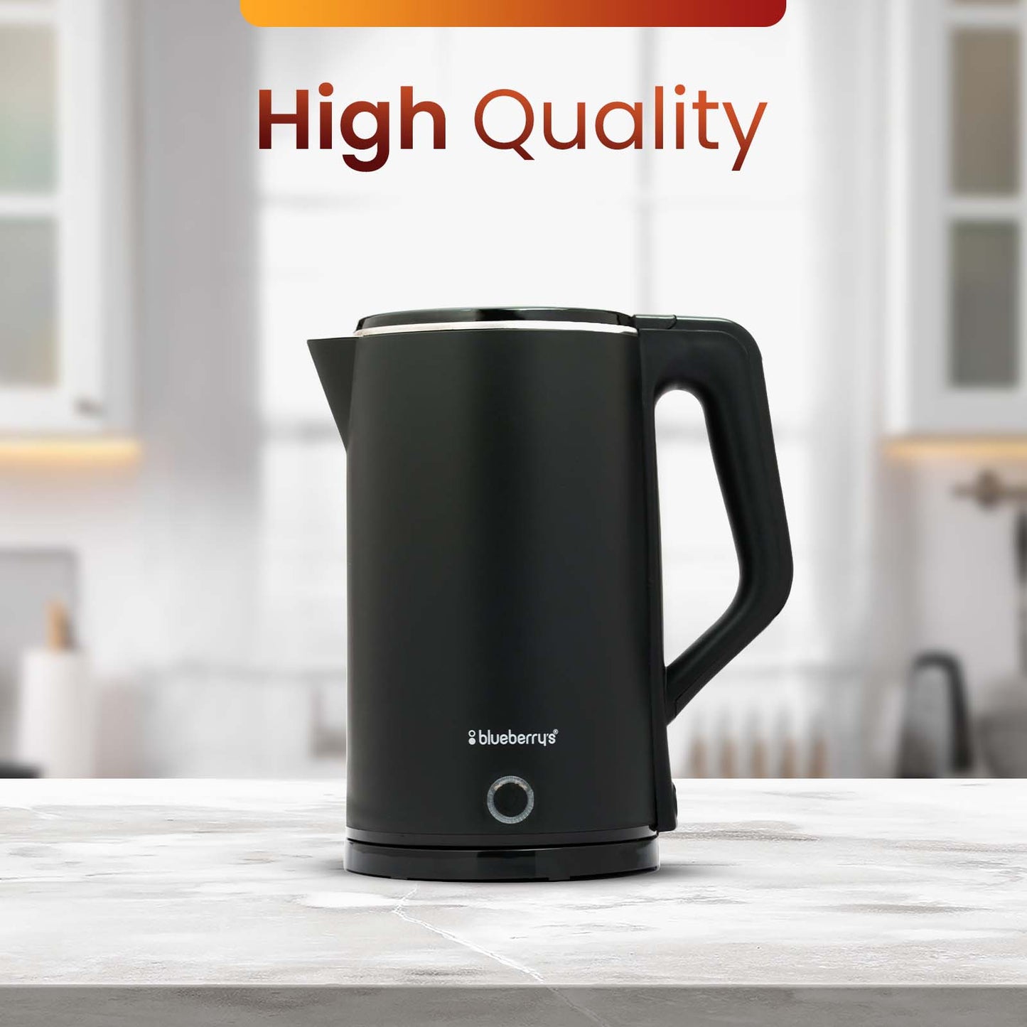 Blueberry's Stainless Steel 2-Liter 1500-Watts Electric Kettle