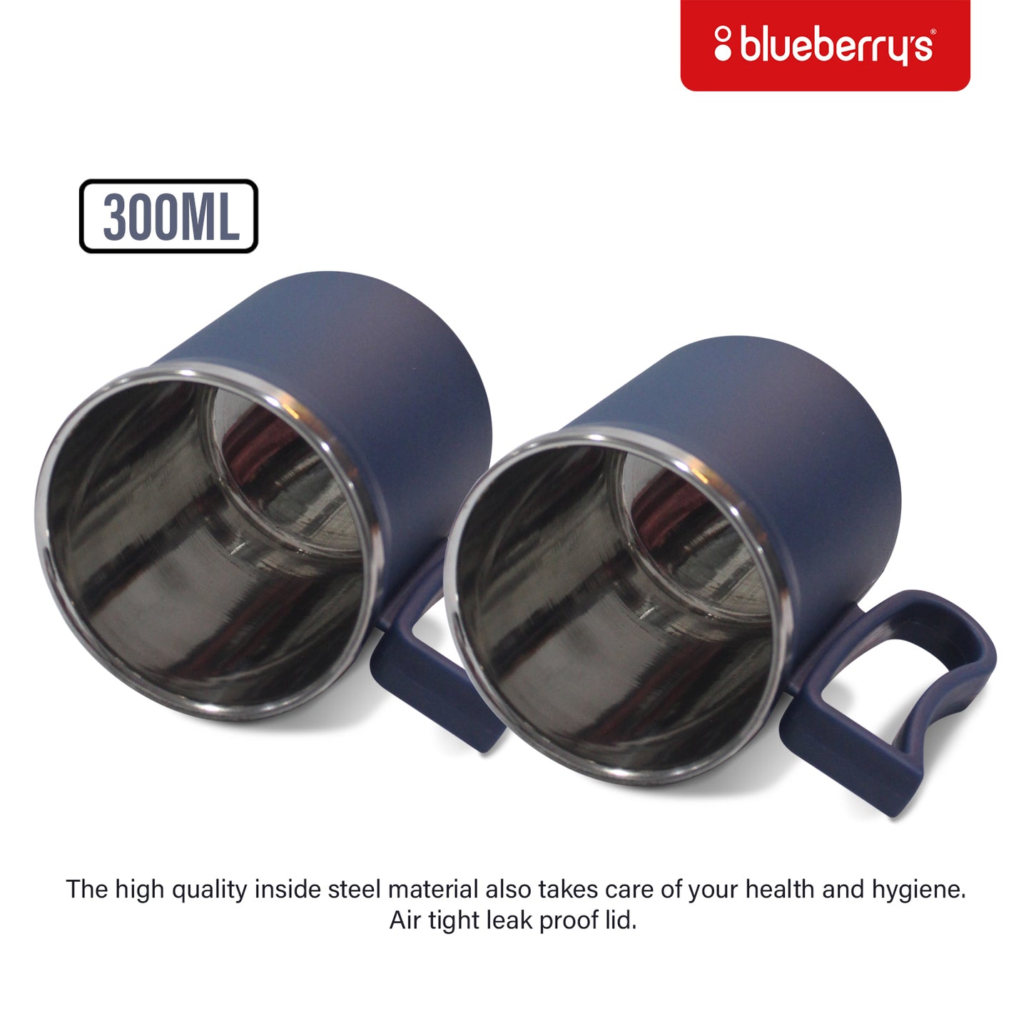Blueberry's Double Coffee Mug with Lid