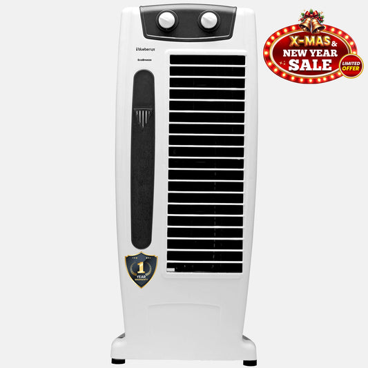 Blueberry's Tower Fan, Powerful Air Throw,4-Way Air Flow,25 Feet Air Delivery