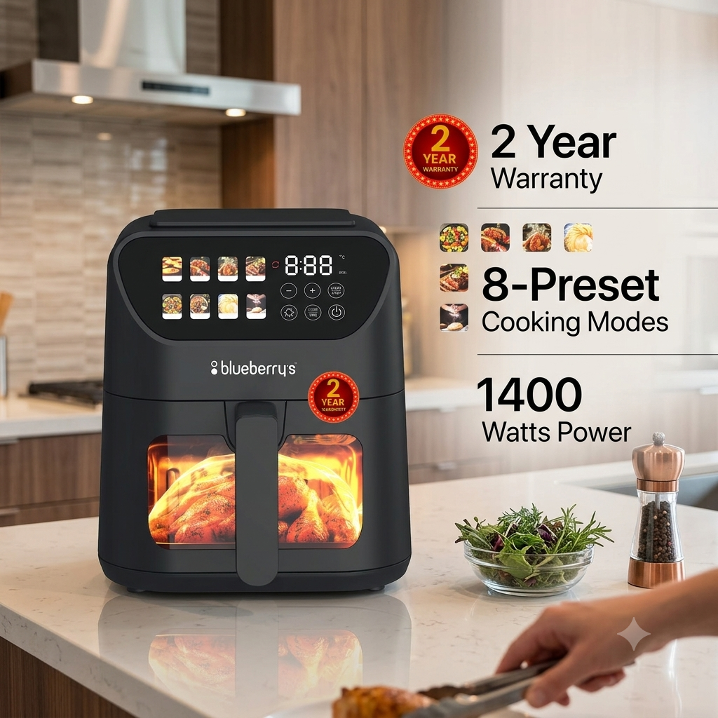 Blueberry's 4.2-Liter 1400-Watts Digital Air Fryer