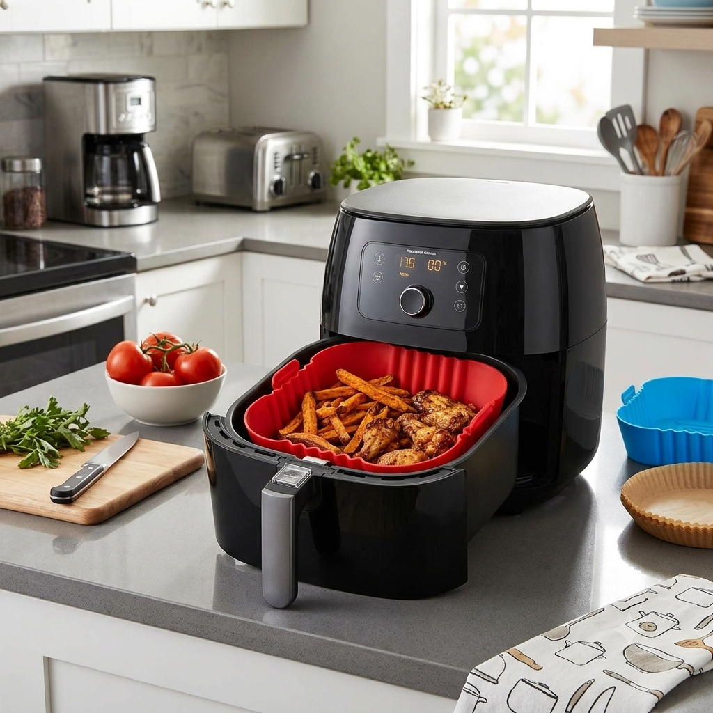 Silicone Air Fryer Basket Tray