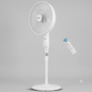 Blueberry's BLDC 35-Watts 400-mm 16" 3-Leaft, Plastic Gril Wall Fan with Remote