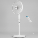 Blueberry's BLDC 35-Watts 400-mm 16" 3-Leaft, Plastic Gril Wall Fan with Remote