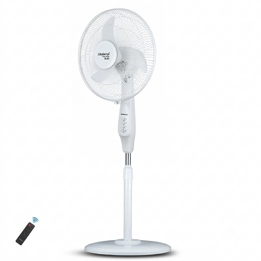 Blueberry's 35-Watts 400-mm 16" 3-Leaft Plastic BLDC Wall Fan with Remote