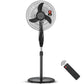 Blueberry's BLDC 35-Watts 400-mm 16" 3-Leaft, Plastic Gril Wall Fan with Remote