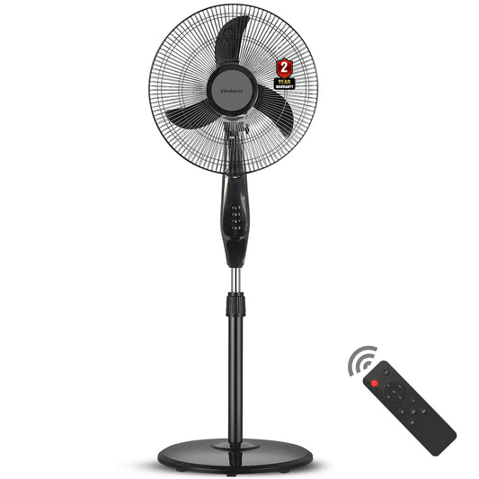Blueberry's 35-Watts 400-mm 16" 3-Leaft Metal BLDC Wall Fan with Remote