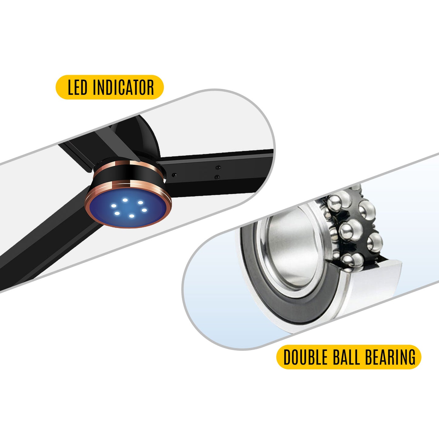 Blueberry's 1200mm BLDC Ceiling Fan with Remote Control, BEE 5-Star Rated
