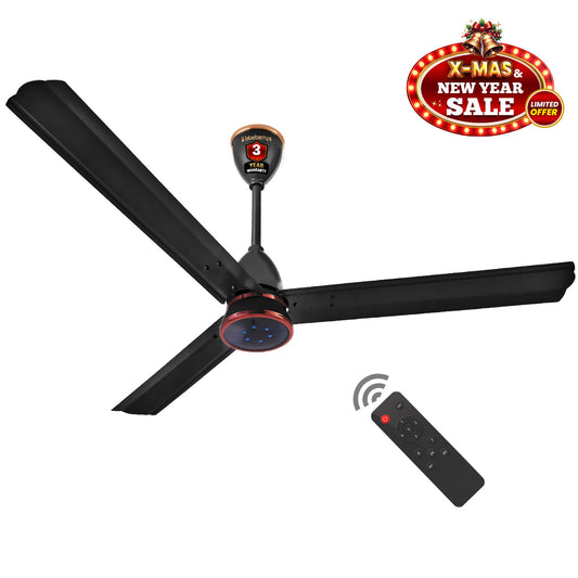Blueberry's 1200mm BLDC Ceiling Fan with Remote Control, BEE 5-Star Rated