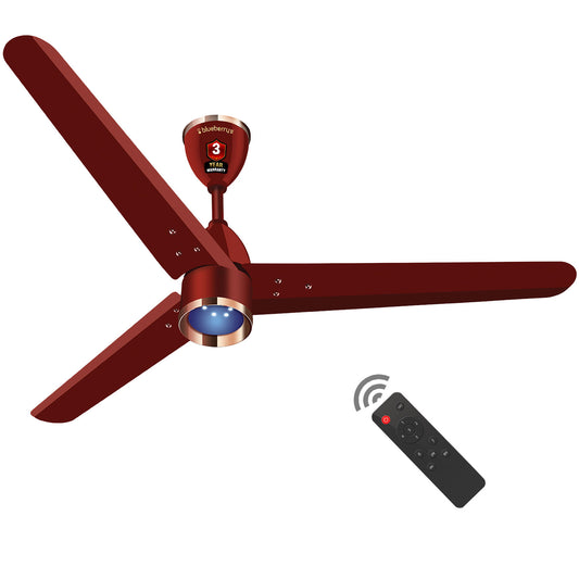 𝖡𝗅𝗎𝖾𝖻𝖾𝗋𝗋𝗒'𝗌 1200𝗆𝗆 𝖡𝖫𝖣𝖢 𝖢𝖾𝗂𝗅𝗂𝗇𝗀 𝖥𝖺𝗇 𝗐𝗂𝗍𝗁 𝖱𝖾𝗆𝗈𝗍𝖾, 𝖫𝖤𝖣 𝖫𝗂𝗀𝗁𝗍, 𝖡𝖤𝖤 5-𝖲𝗍𝖺𝗋 𝖱𝖺𝗍𝖾𝖽