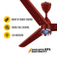 Blueberry's 1200mm BLDC Ceiling Fan with Remote Control, BEE 5-Star Rated (Copy)