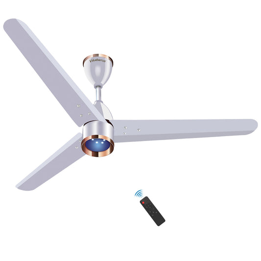 𝖡𝗅𝗎𝖾𝖻𝖾𝗋𝗋𝗒'𝗌 1200𝗆𝗆 𝖡𝖫𝖣𝖢 𝖢𝖾𝗂𝗅𝗂𝗇𝗀 𝖥𝖺𝗇 𝗐𝗂𝗍𝗁 𝖱𝖾𝗆𝗈𝗍𝖾, 𝖫𝖤𝖣 𝖫𝗂𝗀𝗁𝗍, 𝖡𝖤𝖤 5-𝖲𝗍𝖺𝗋 𝖱𝖺𝗍𝖾𝖽