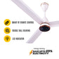 Blueberry's 1200mm BLDC Ceiling Fan with Remote Control, BEE 5-Star Rated