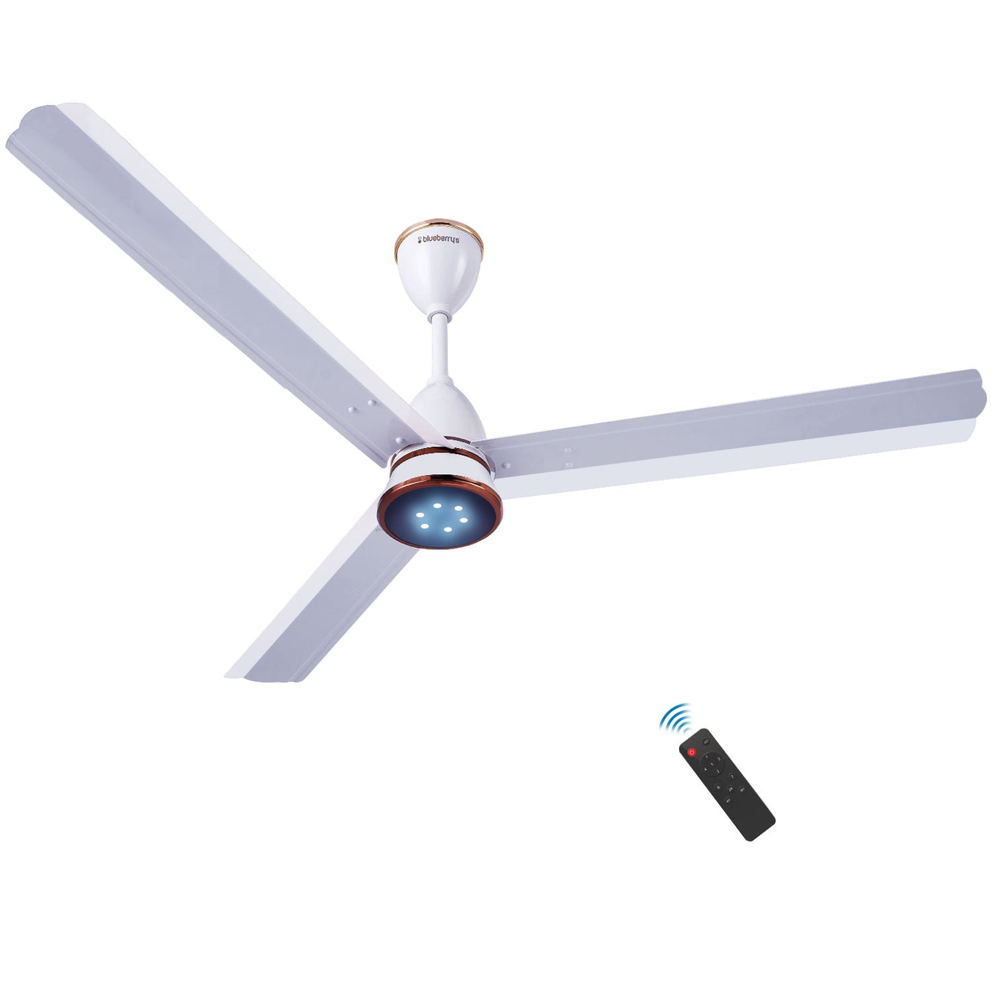 Blueberry's 1200mm BLDC Ceiling Fan with Remote Control, BEE 5-Star Rated