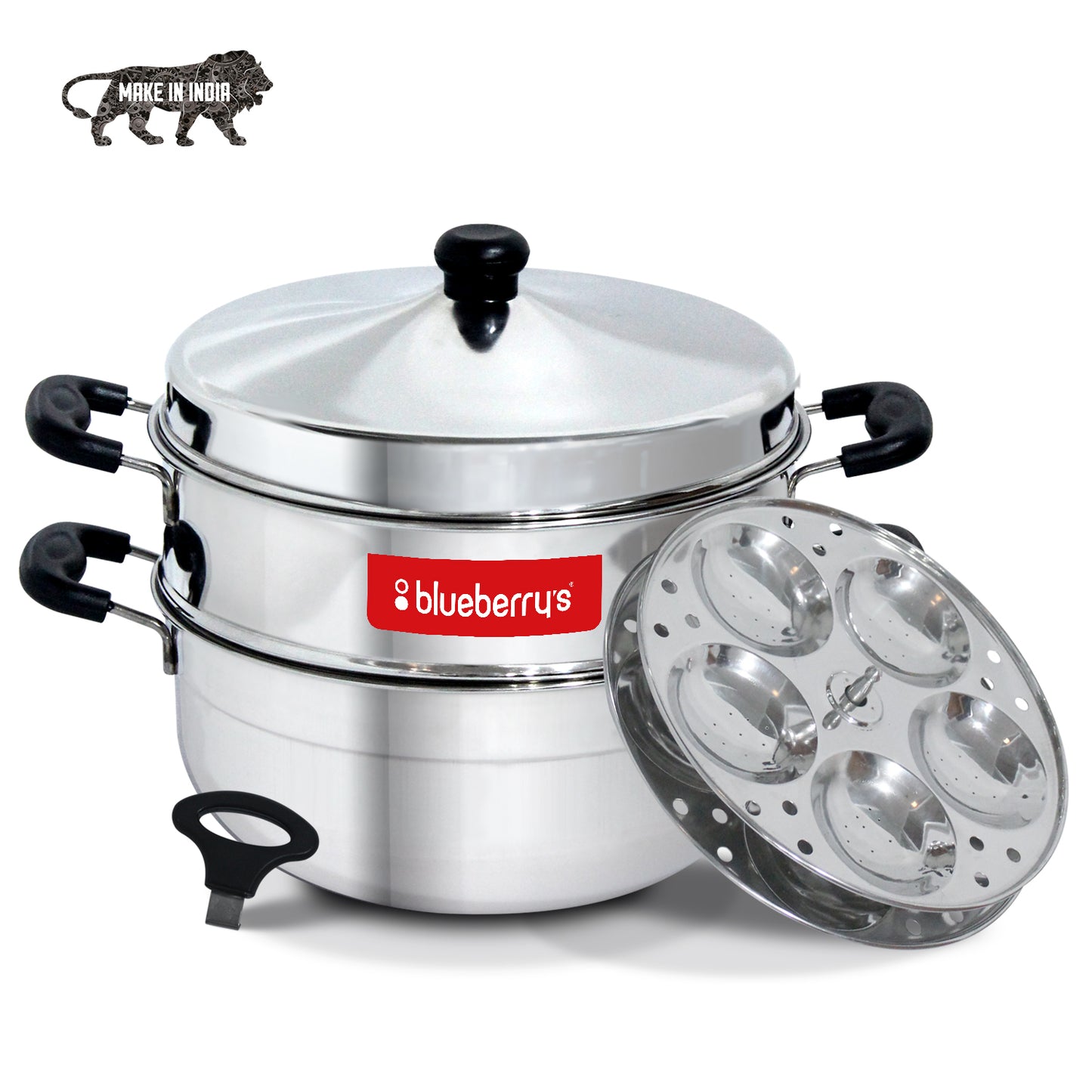 Blueberry's 2 Plate 10 Idly Stainless Steel Idly Cooker