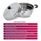 Blueberry's 2 Plate 10 Idly Stainless Steel Idly Cooker
