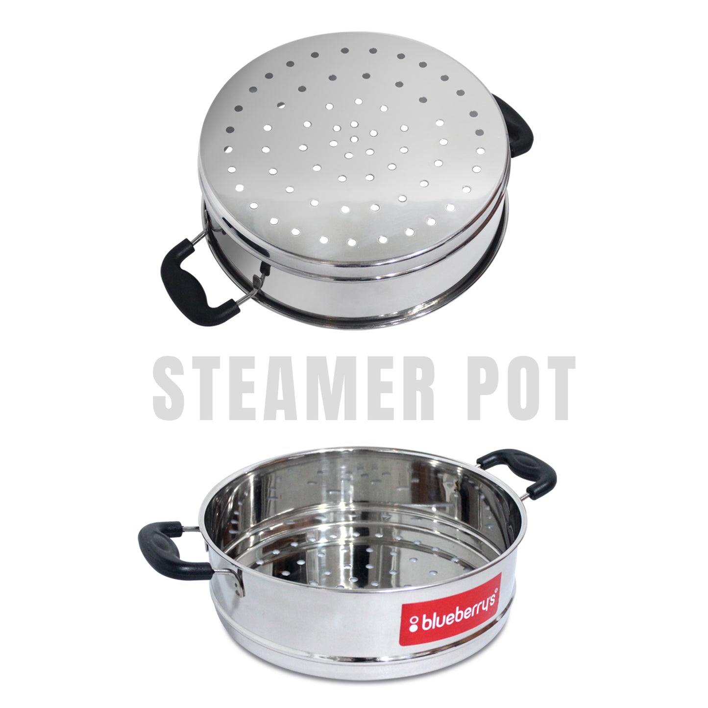 Blueberry's 2 Plate 10 Idly Stainless Steel Idly Cooker