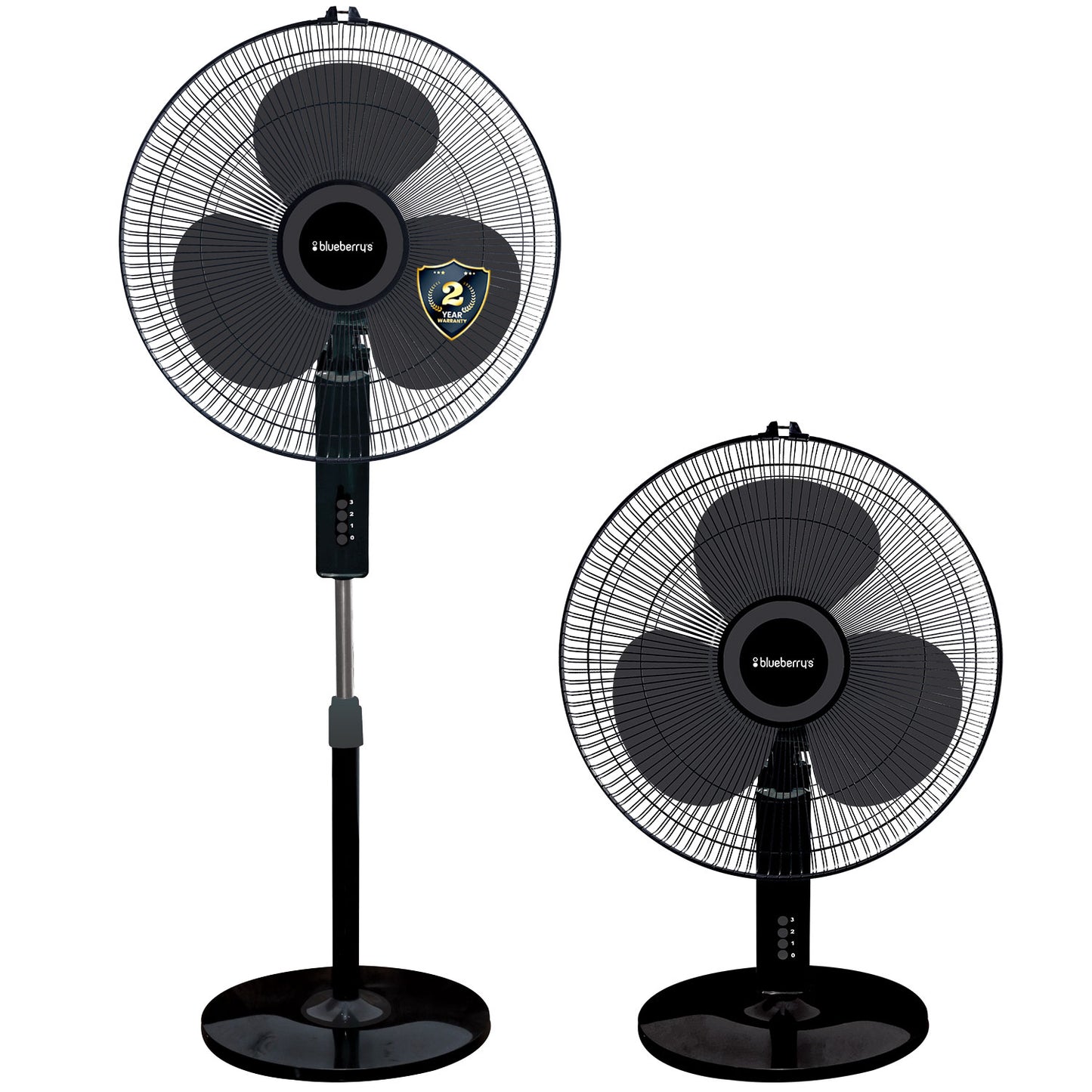 Blueberry's High Speed 16" 2ᴵᴺ1 Pedestal Fan