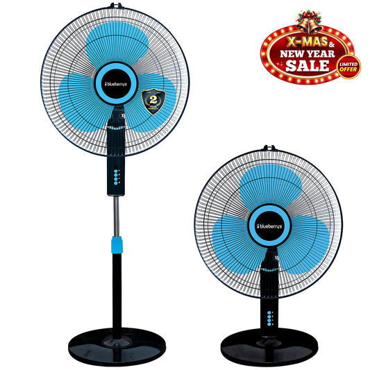 Blueberry's 16" 2IN1 Pedestal Fan