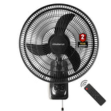 Blueberry's 35-Watts 400-mm 16" 3-Plastic Leaf BLDC Wall Fan with Remote