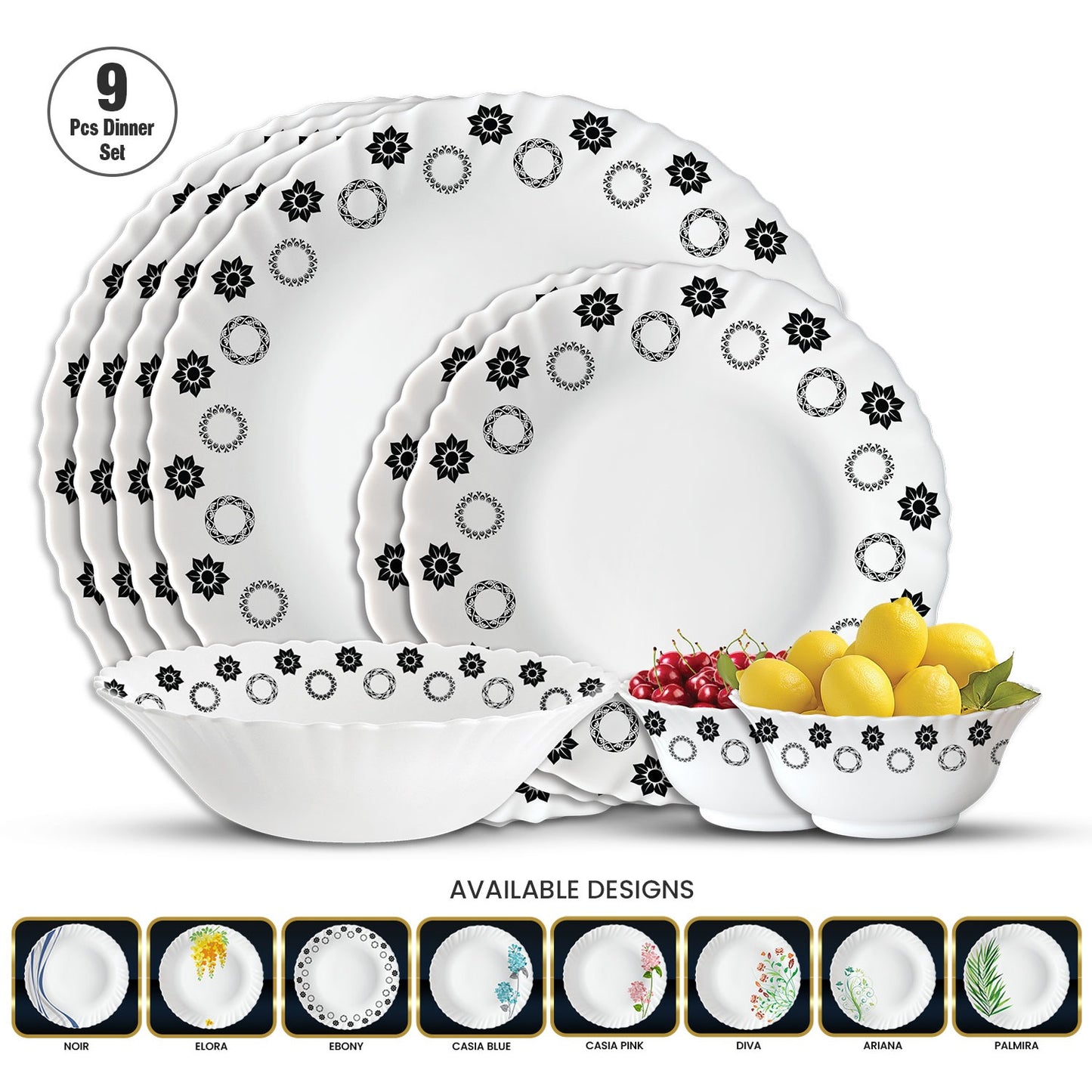 Blueberry's 9-Piece Opalware