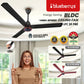 Blueberry's 1200mm BLDC Ceiling Fan with Remote Control, BEE 5-Star Rated