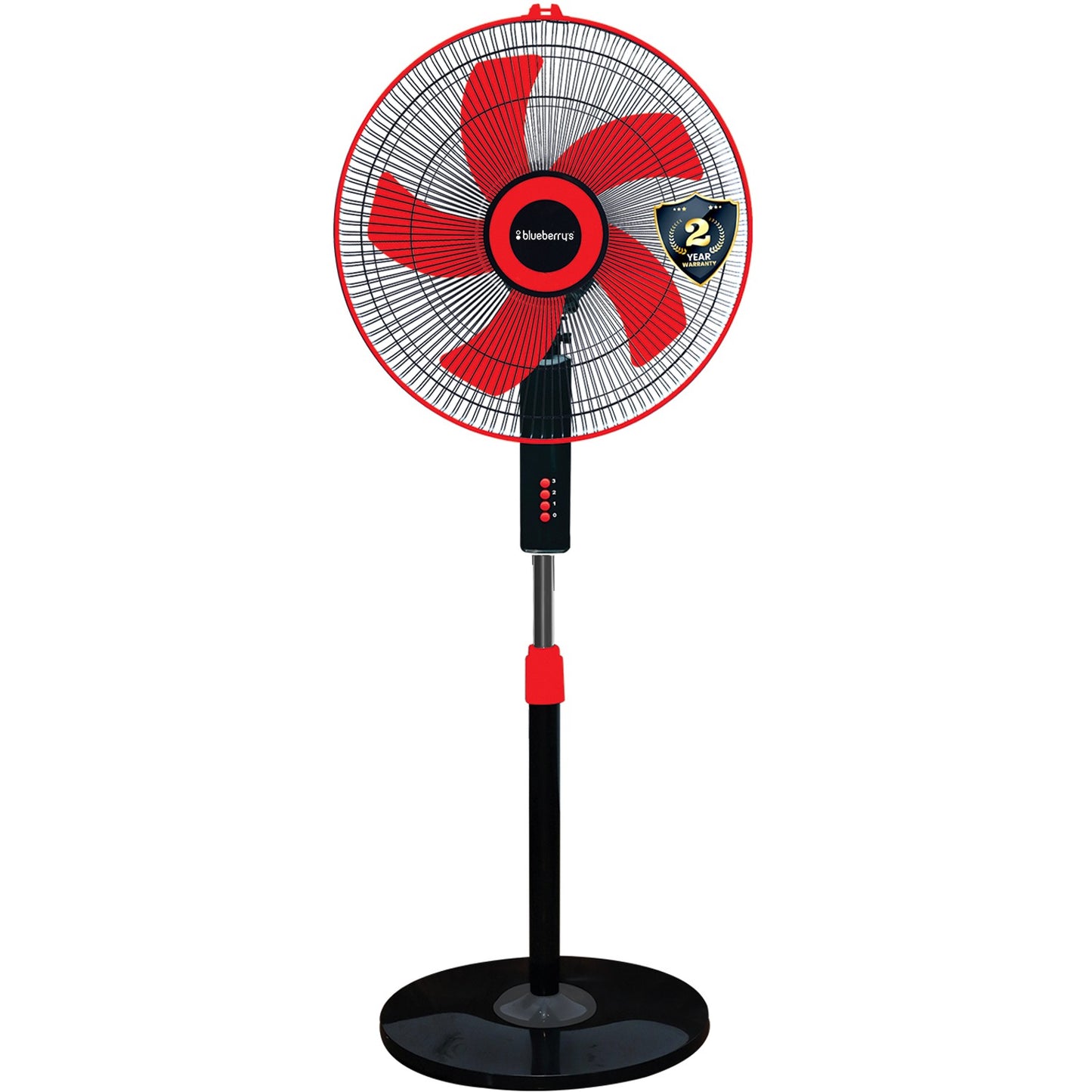 Blueberry's High Speed 16" 55-Watts Pedestal Fan