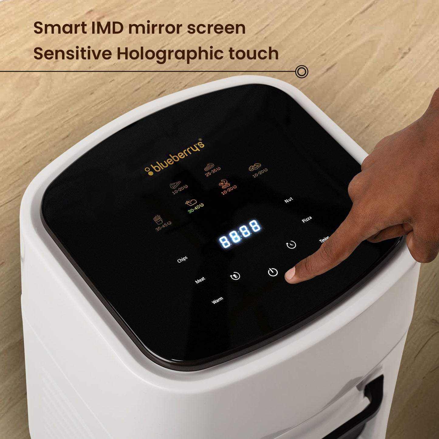 Blueberry's 10-Liter 1400-Watts Multi-Purpose Digital Air Fryer