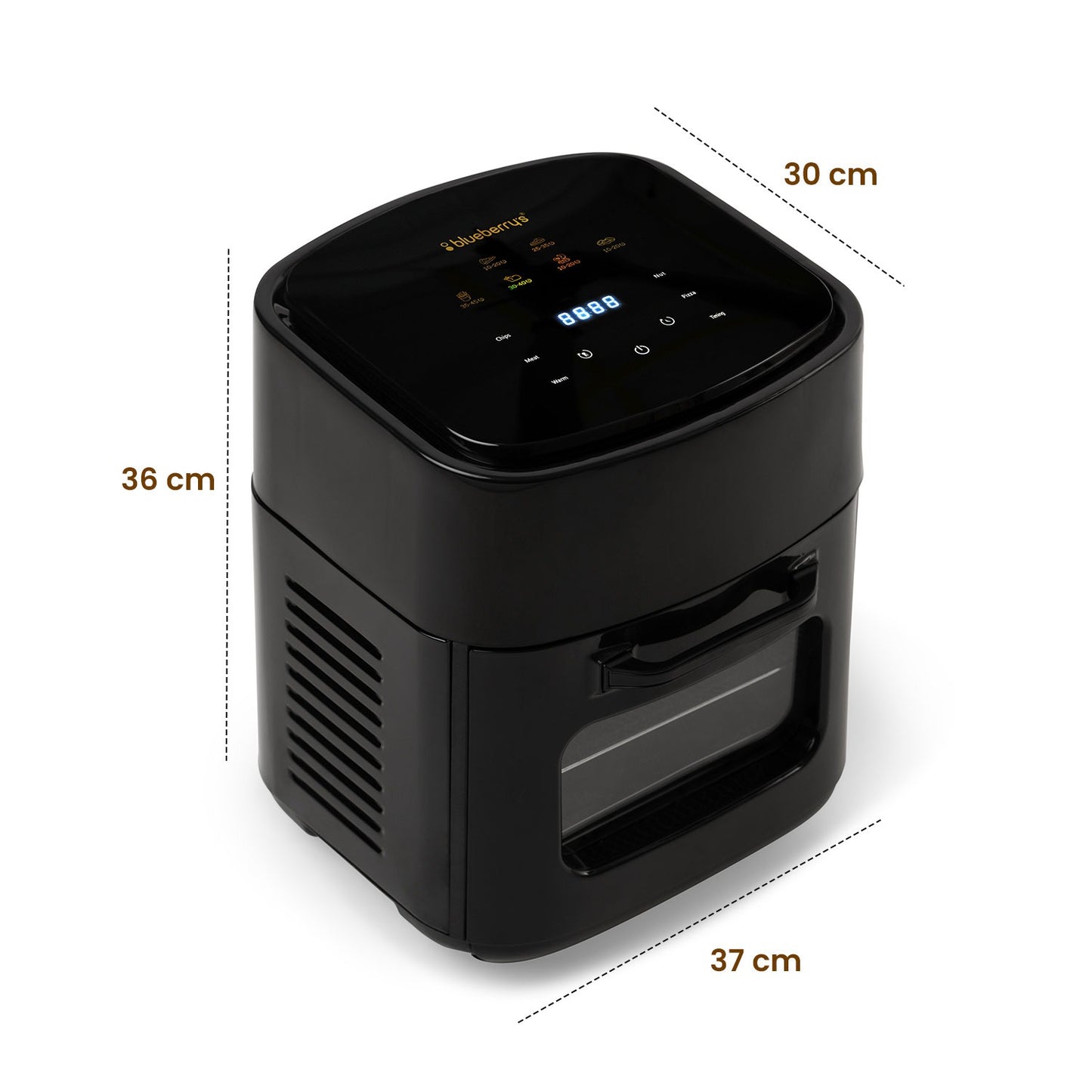 Blueberry's 10-Liter 1400-Watts Multi-Purpose Digital Air Fryer