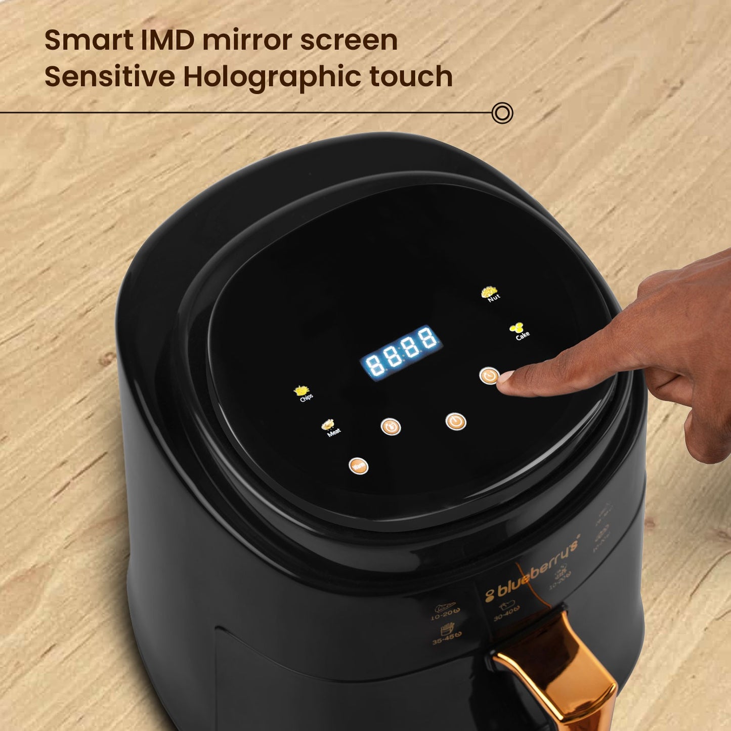 Blueberry's 6-Liter 1400-Watts Digital Air Fryer