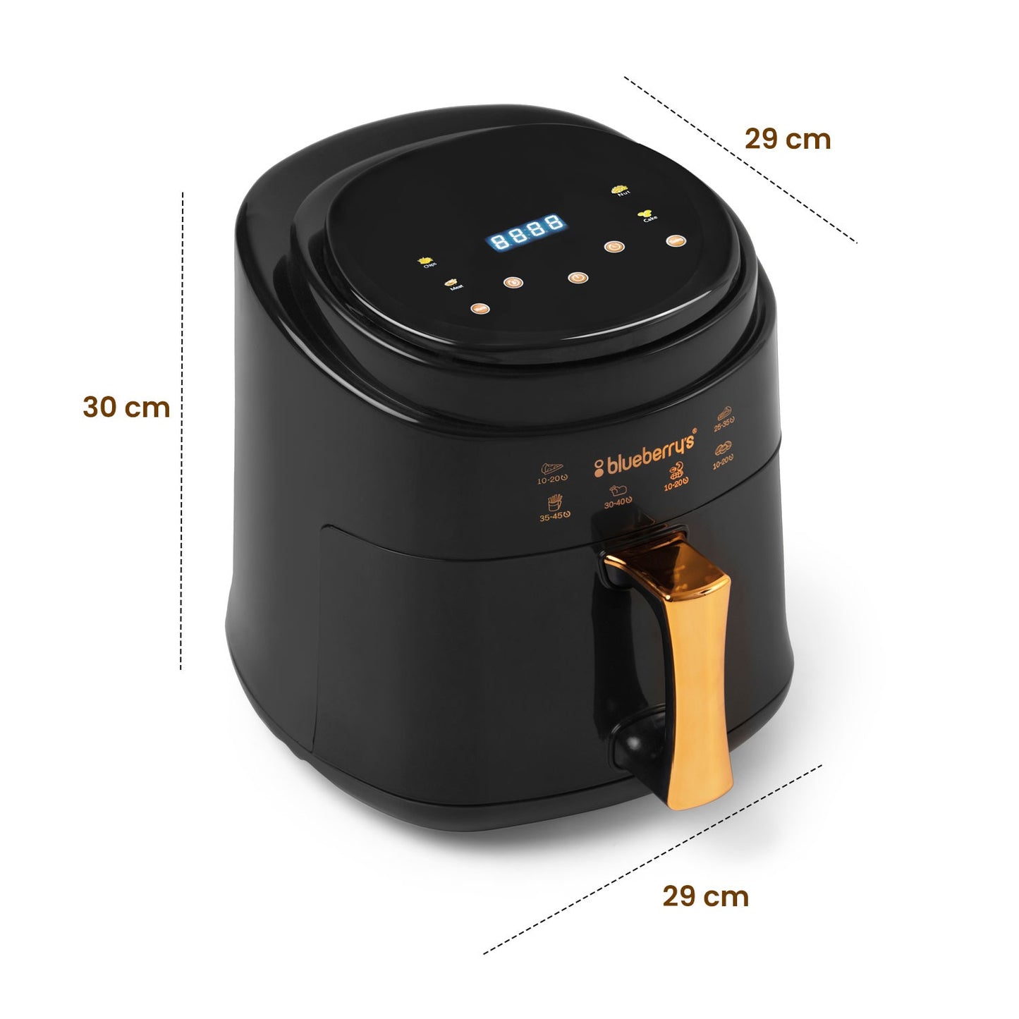 Blueberry's 6-Liter 1400-Watts Digital Air Fryer