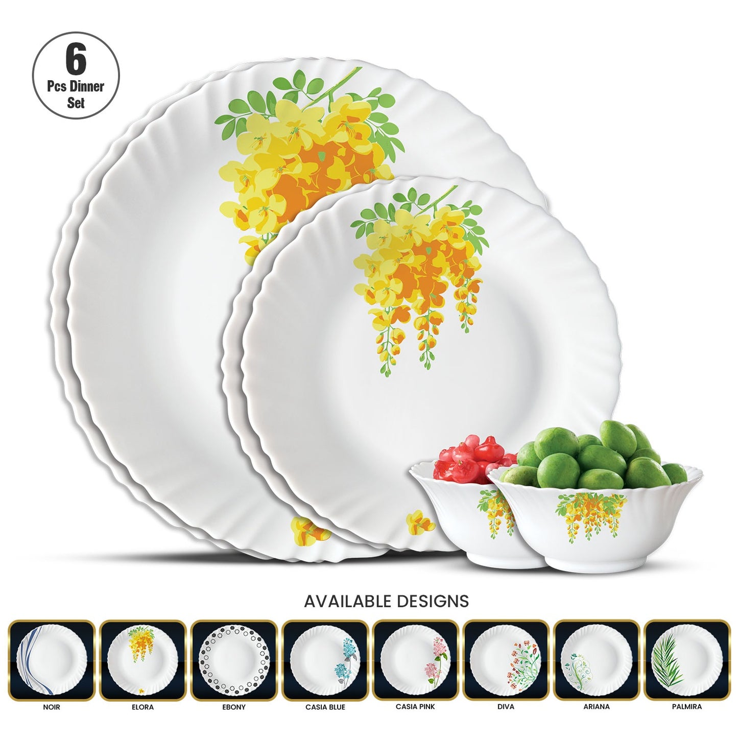 Blueberry's 6-Piece Opalware
