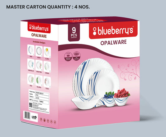 Blueberry's 9-Piece Opalware