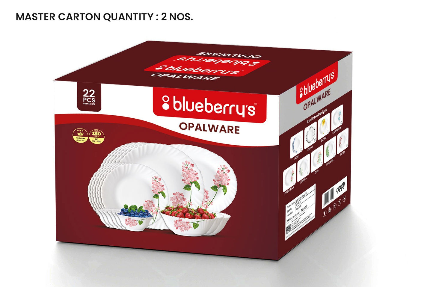 Blueberry's 29-Piece Opalware