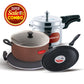 Blueberry's Super Combo 8-Ltr Biriyani Pot, 32-cm Pathiri Tawa, 5-Ltr Pressure Cooker, 28-cm Tawa Pan