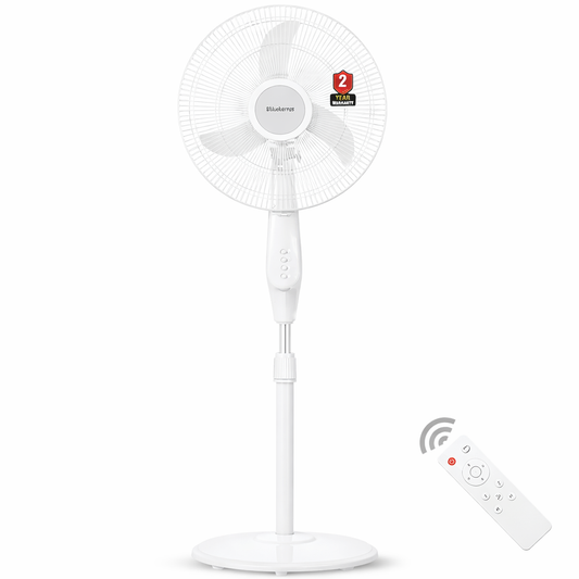 Blueberry's 35-Watts 400-mm 16" 3-Leaft Plastic BLDC Wall Fan with Remote