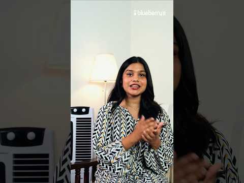 Blueberry's Tower Fan, Powerful Air Throw,4-Way Air Flow,25 Feet Air Delivery