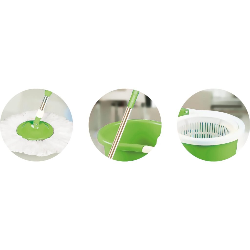 easy mop green with plastic drum