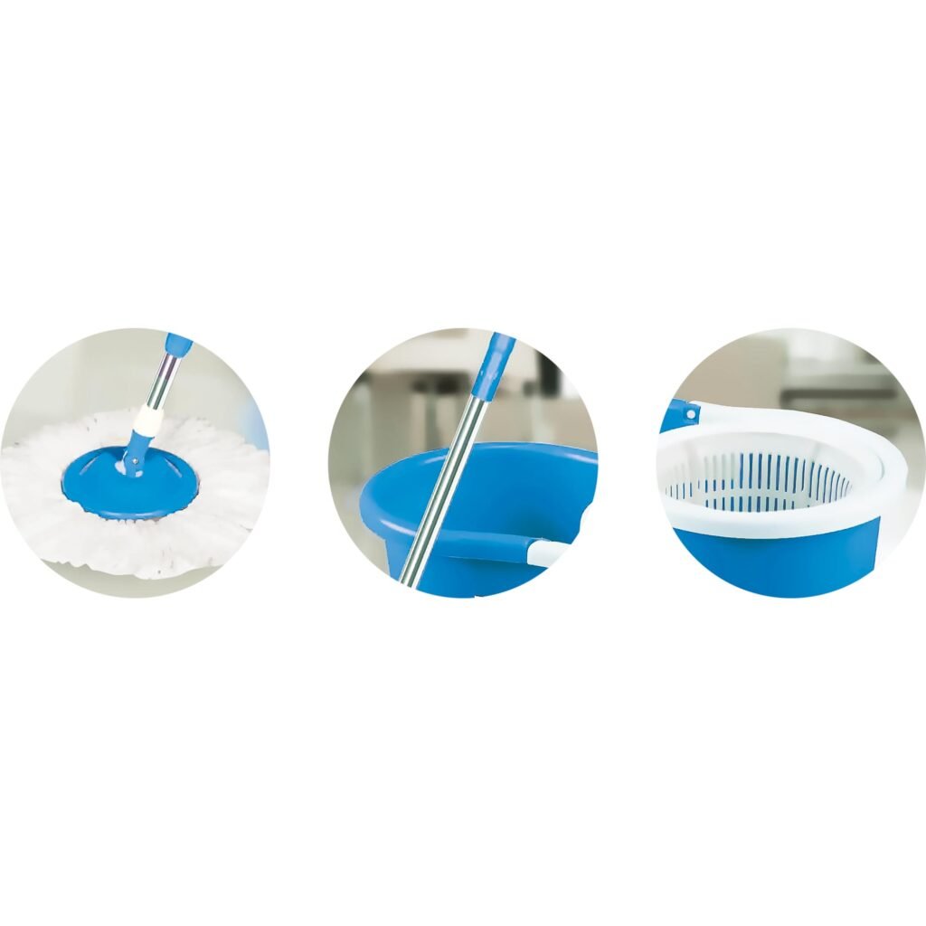 easy mop blue with plastic drum