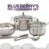 stainless steel 7 piece cookware set