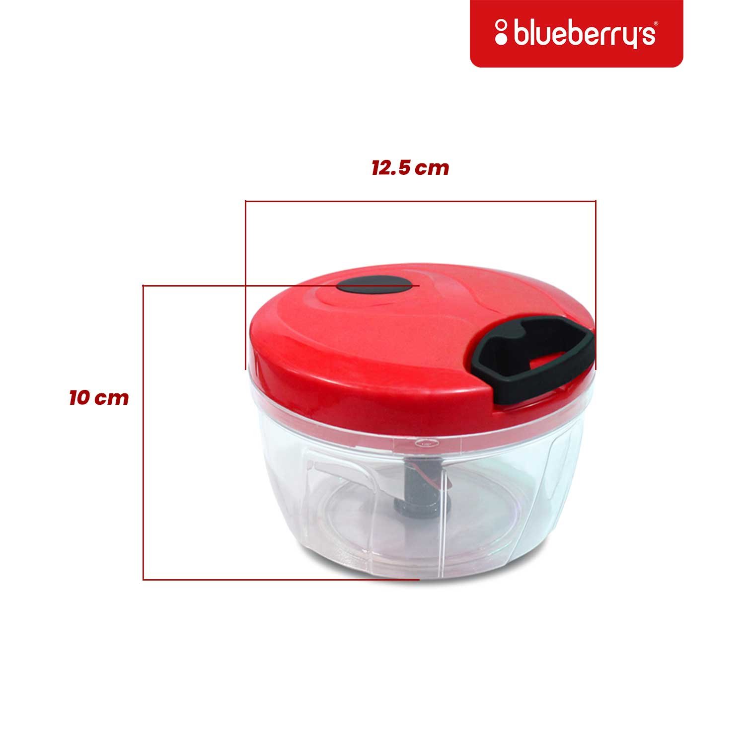 Buy Blueberry’s 450ml Mini Chopper with 3 Stainless Steel Blades Online ...